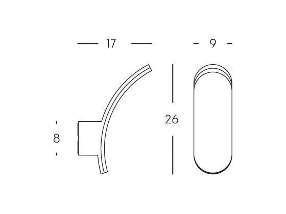 Applique da Esterno a LED 12W 4000K Sovil Grigio - immagine 2