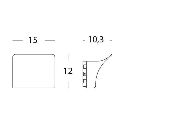 Applique da Esterno a LED 12W Sovil Gaia Bianco - immagine 3