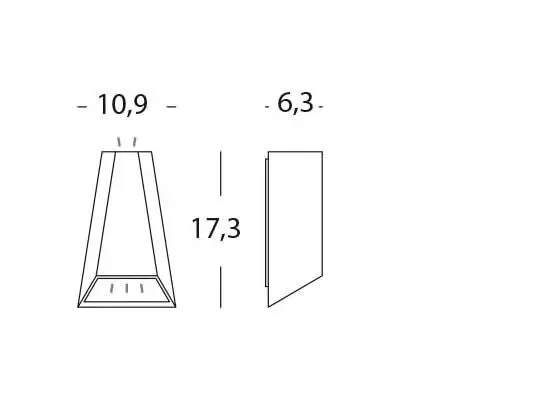 Applique da Esterno a LED 2x4W Doppia Emissione Sovil Dakota Grigio Online - immagine 3