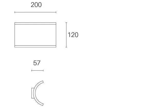 Applique da Esterno a LED 6W+6W 3000K Sovil Bianco - immagine 2