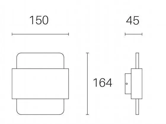 Applique da Esterno a LED 6W+6W 3000K Sovil Bianco - immagine 2