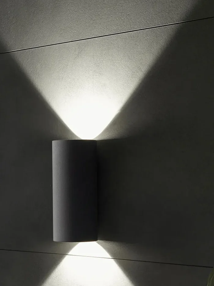 Applique da Esterno a LED 6W+6W 3000K Sovil Nero - immagine 3