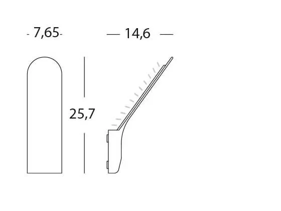 Applique da Esterno a LED 8W Sovil Surf Bianco - immagine 3