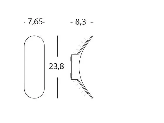 Applique da Esterno a LED 8W Sovil Wanda Bianco - immagine 3