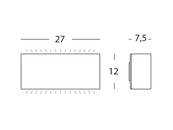 Applique da Esterno a LED 9W Svasata Sovil Flap Bianco - immagine 3