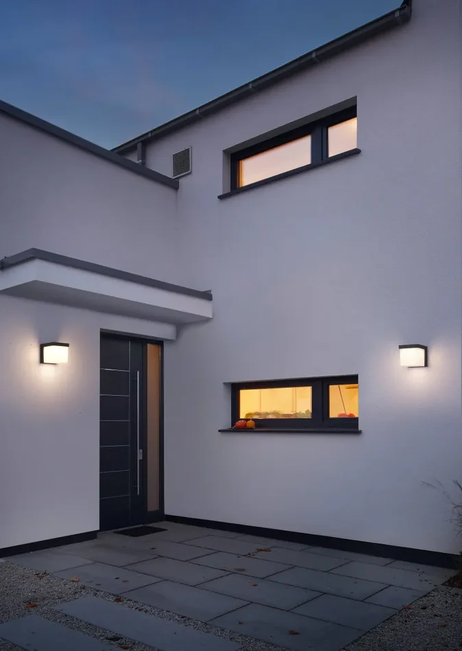 Applique da Esterno a LED in Pressofusione di alluminio Antracite - immagine 2