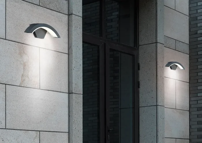 Applique da Esterno a LED in Pressofusione di alluminio Antracite - immagine 2
