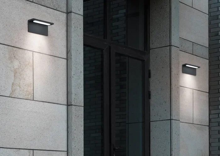Applique da Esterno a LED in Pressofusione di alluminio Antracite - immagine 2