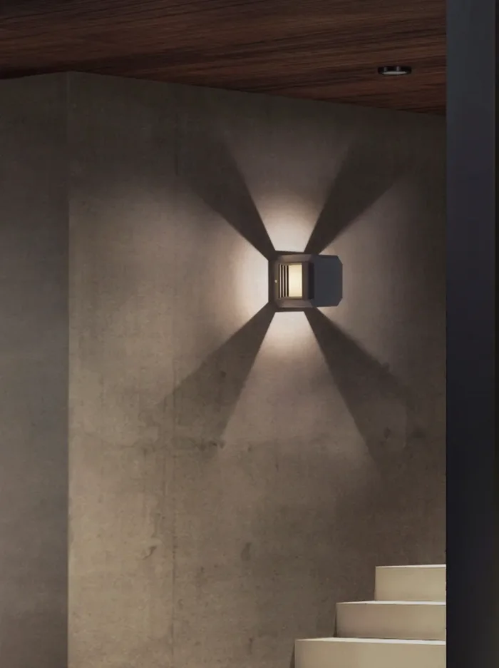 Applique da Esterno a LED in Pressofusione di alluminio Antracite In saldo - immagine 3