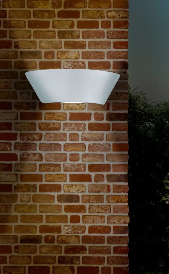 Applique da Esterno a LED in Pressofusione di alluminio Bianco Opaco Saldi - immagine 3