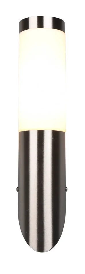 Applique da Esterno Attacco E27 in Acciaio Nichel Satinato - immagine 3