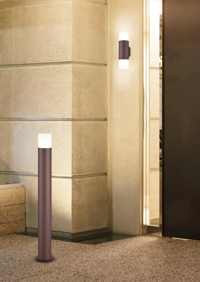 Applique da Esterno E27 in Pressofusione di alluminio Ruggine Moda - immagine 2