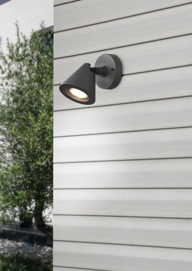 Applique da Esterno in Alluminio pressofuso Alluminio Spazzolato