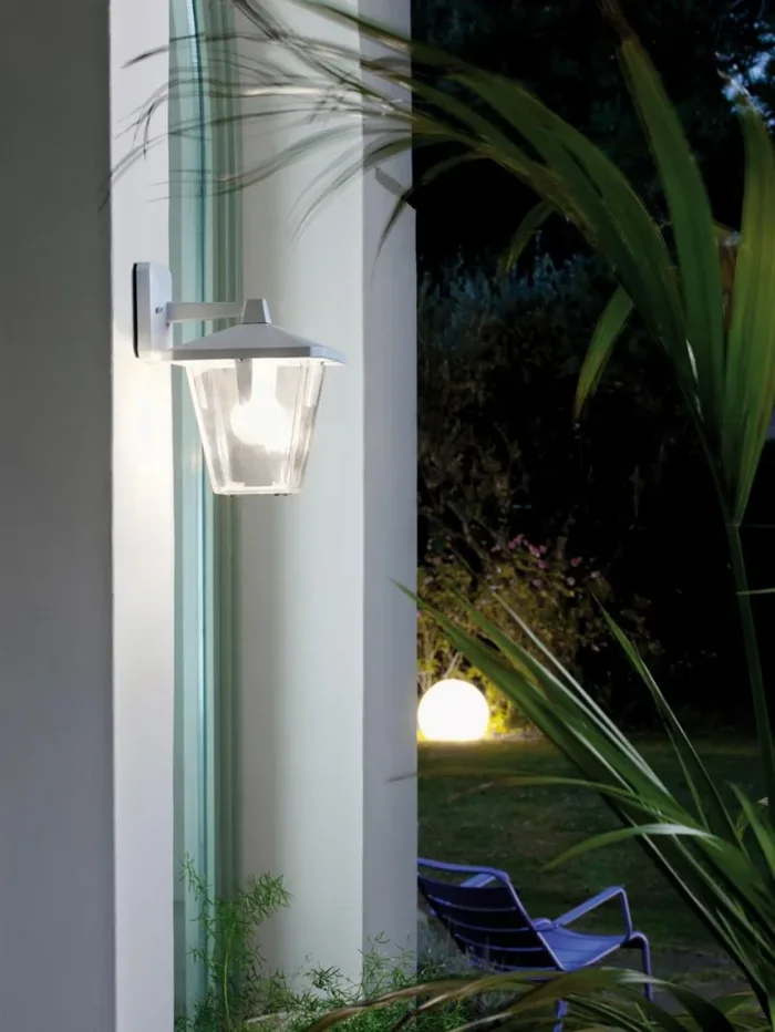 Applique da Esterno in Basso Sovil Eureka Bianco - immagine 2