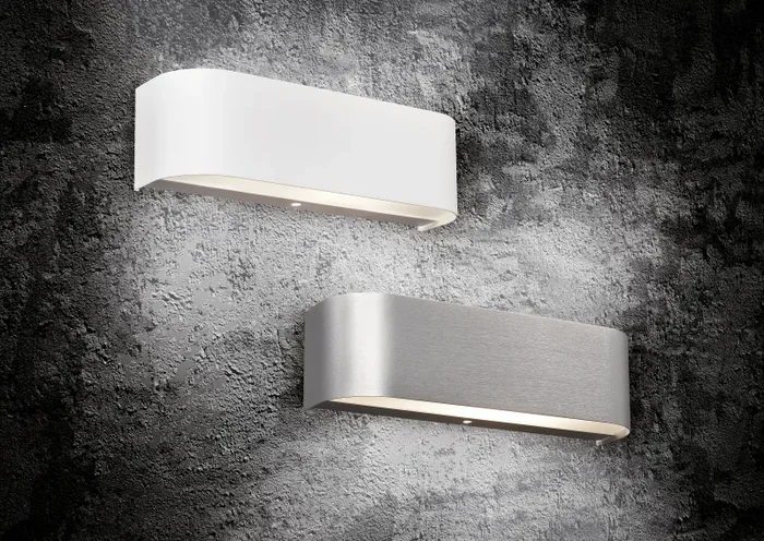 Applique da Interno a LED in Alluminio Alluminio Spazzolato - immagine 2