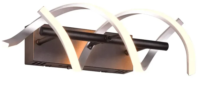 Applique da Interno a LED in Alluminio Alluminio spazzolato - immagine 2