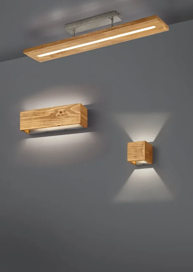 Applique da Interno a LED in Legno naturale Colore di Legno - immagine 3