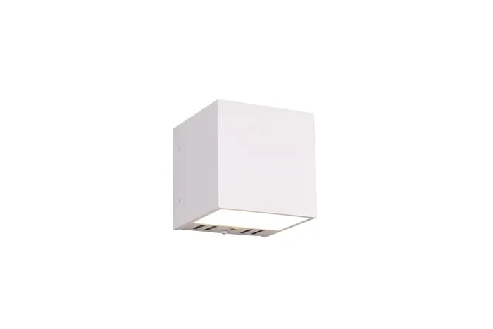 Applique da Interno a LED in Metallo Bianco Opaco Vendita calda