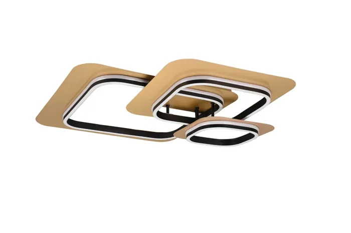 Applique da Interno a LED in Metallo Nero e Oro - immagine 3