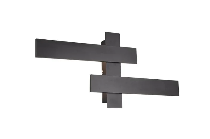 Applique da Interno a LED in Metallo Nero Opaco