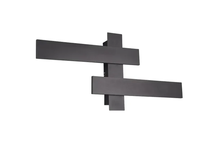 Applique da Interno a LED in Metallo Nero Opaco - immagine 2