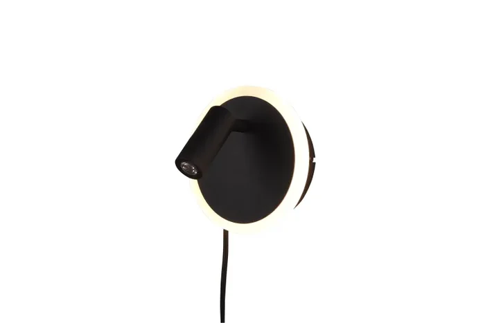 Applique da Interno a LED in Metallo Nero Opaco - immagine 2