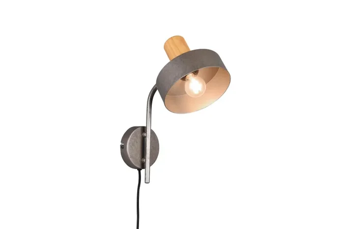 Applique da Interno a Led in Metallo Nichel Anticato - immagine 2