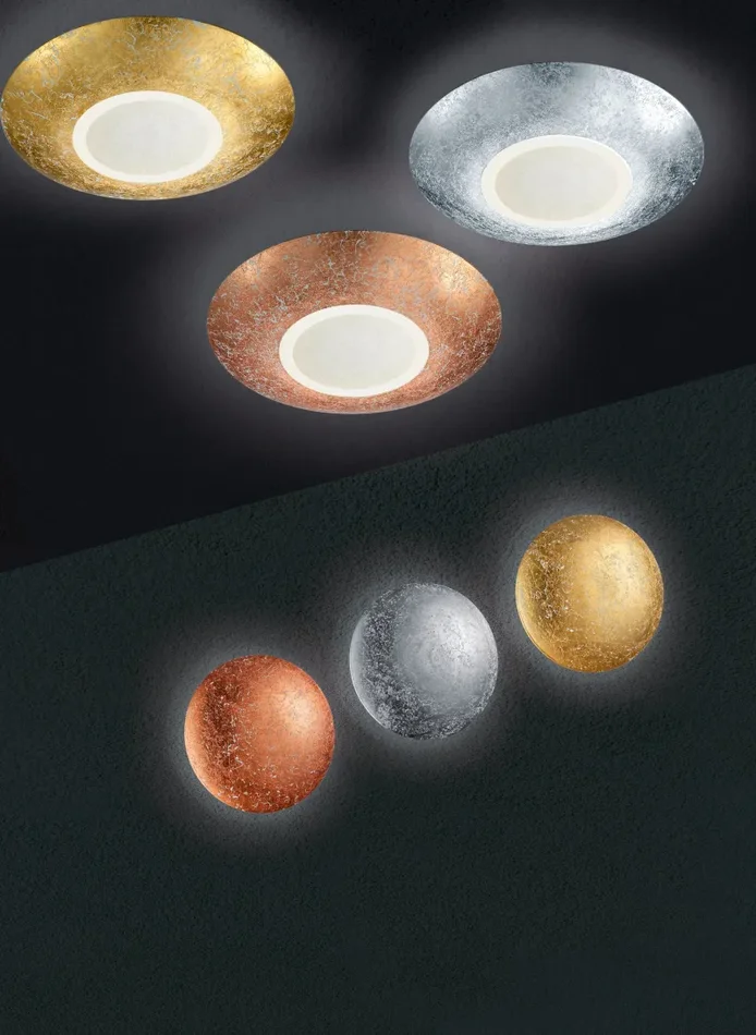 Applique da Interno a LED in Metallo Oro Online - immagine 2