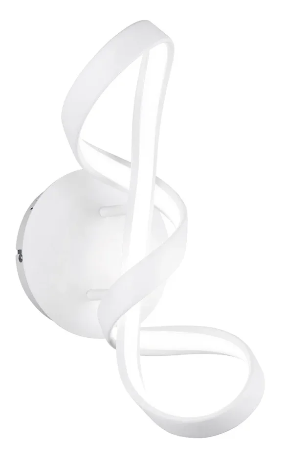 Applique da Interno a LED SMD in Metallo Bianco Opaco