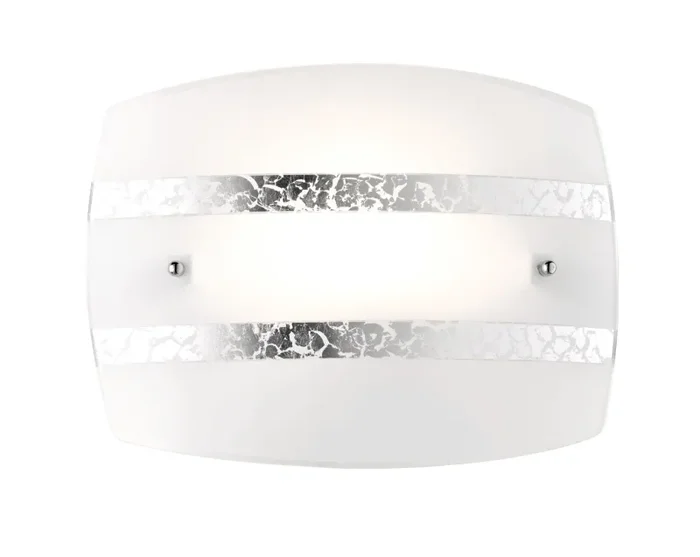 Applique da Interno E27 in Metallo Argento