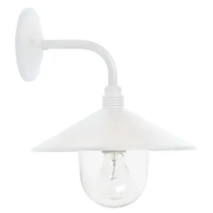 Applique in Basso da Esterno E27 in Alluminio Sovil Bianco Moda