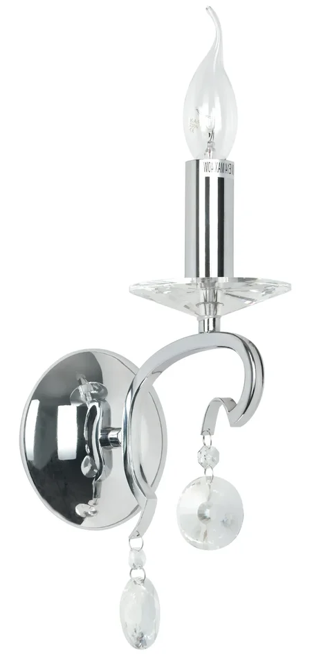 Applique Metallo Cristalli K9 Tondi Pendenti Lampada da Parere Classica E14 Ambiente I-SINFONIA/AP1 Vendita calda online