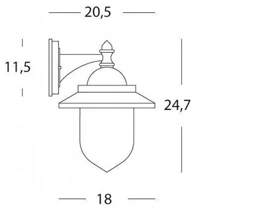 Applique Piccola in Basso da Esterno in Alluminio Sovil Bianco - immagine 2