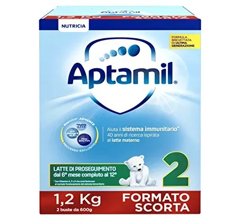 Aptamil 2 Latte di Proseguimento in Polvere – 3 Confezioni da 1200 gr -…