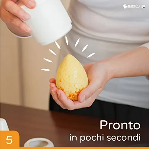 Arancinotto SLIM – Stampo per arancini a punta di 80 grammi 80 - immagine 3