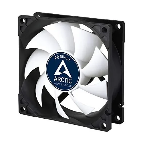 ARCTIC F8 Silenzioso – Ventola PC 80 mm, fino a 1200 RPM 80 x 80 x Silent