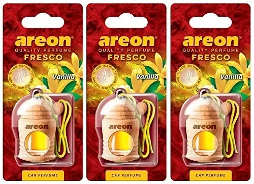 Areon Fresco Deodorante Auto Vaniglia Profumo Dolce Legno Bottiglie Da…