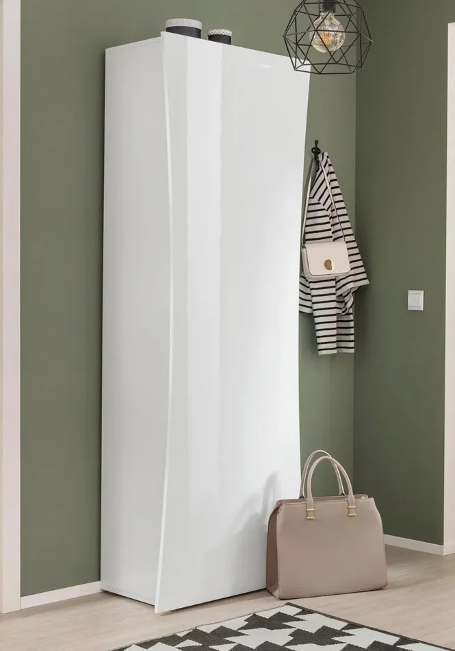 Armadio 1 Anta 63x40x187,2 cm Arco Bianco Lucido - immagine 2