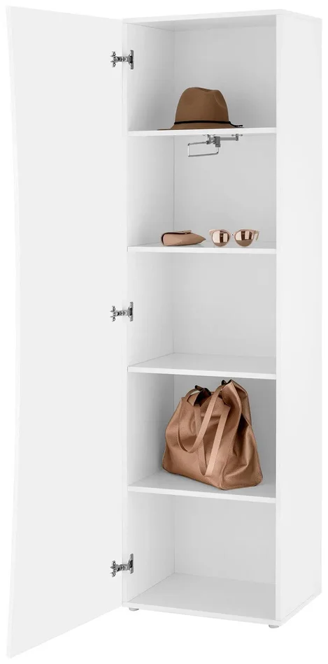 Armadio 1 Anta 63x40x187,2 cm Arco Bianco Lucido - immagine 3