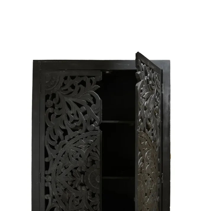 Armadio Alvar 2 Ante Nero - immagine 3