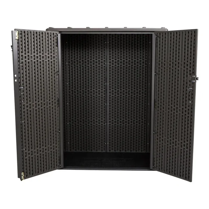 Armadio Porta Attrezzi da Giardino 136x70x172 cm in Polietilene - immagine 3