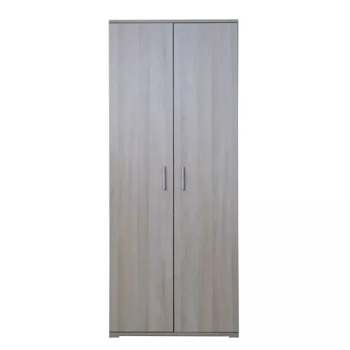 Armadio Portascope 2 Ante 6 Ripiani 72,3x36x177,1 cm in Truciolare Nobilitato Olmo