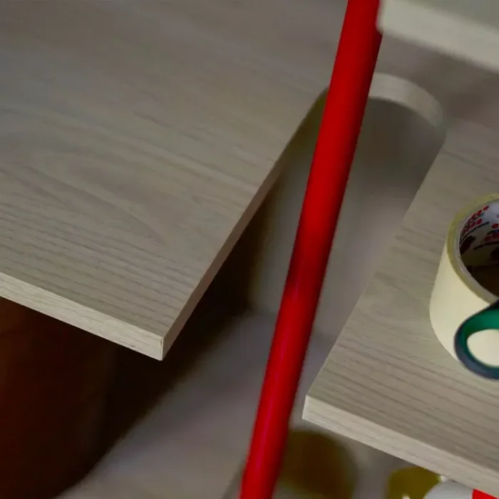 Armadio Portascope 2 Ante 6 Ripiani 72,3x36x177,1 cm in Truciolare Nobilitato Olmo - immagine 3