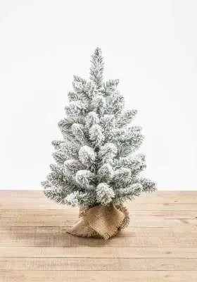 ARPIMEX Alberello Natale Innevato H 45 Cm Bianco
