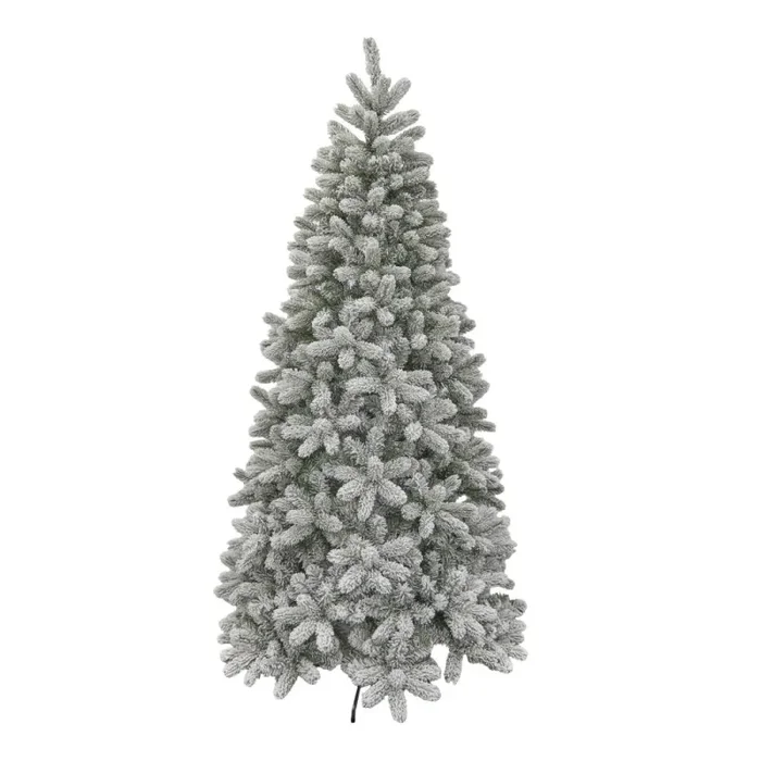 ARPIMEX Albero di Natale Iowa Slim Innevato H 180 D 99 Cm 714 Tips