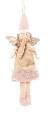 ARPIMEX Angioletto Natale Decorativo in Tessuto