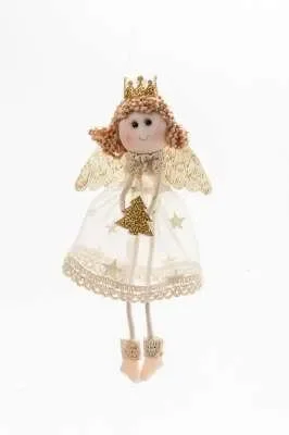 ARPIMEX Angioletto Natale Stoffa 18 Cm Bianco Vendita online