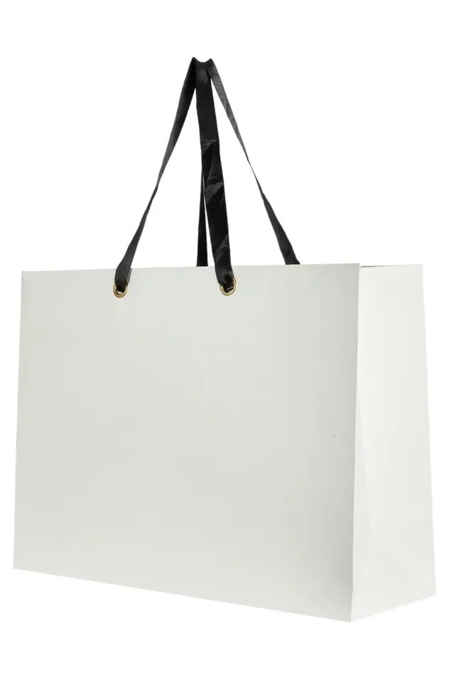 ARPIMEX Borsa in Carta 55 x 18 x 40 Cm Bianco
