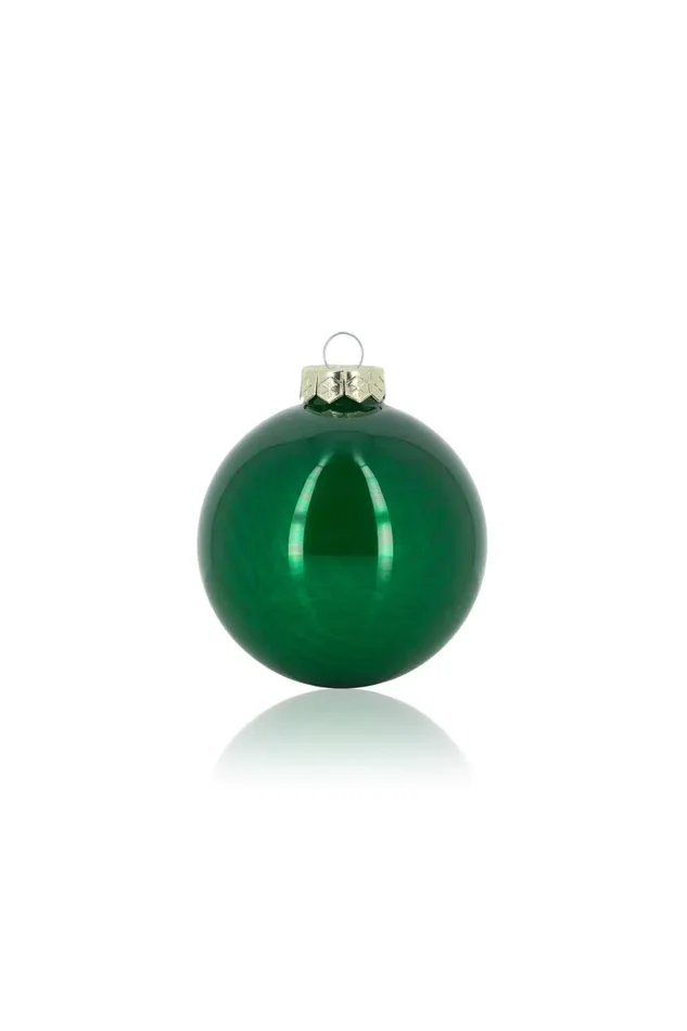 ARPIMEX Box 12 Sfere Natale Vetro D 100 Mm Verde