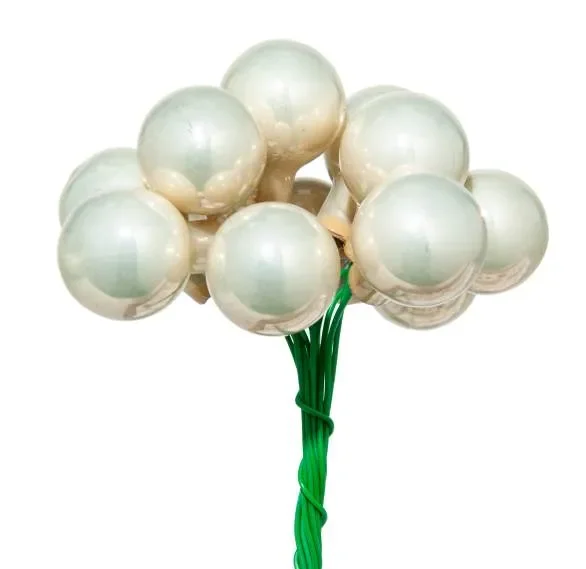 ARPIMEX Box 144 Mini Sfere Natale Vetro D 20 Mm Champagne